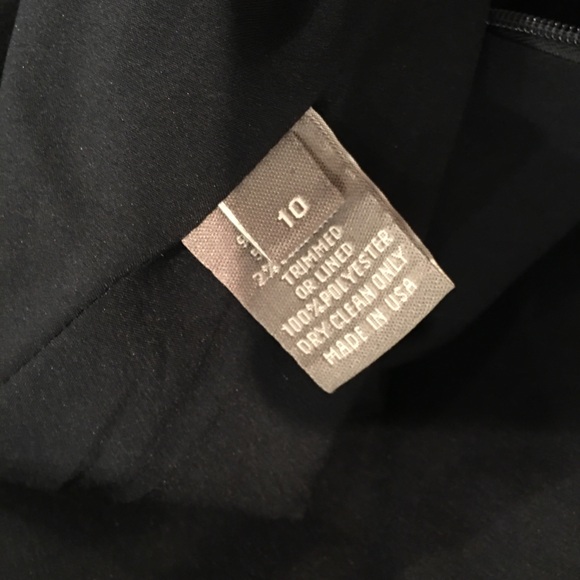 Lela Rose Navy Blue Square Neckline Fit Flare Top - Picture 9 of 10